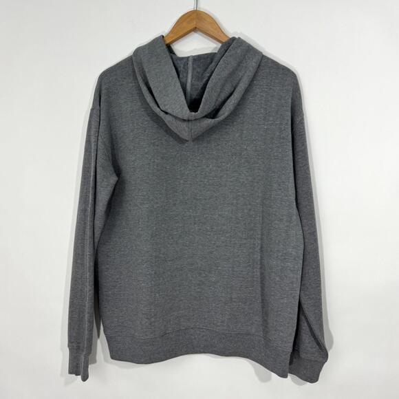 Motherhood Maternity Women’s Size Medium Gray Love At First Kick Graphic Hoodie - Picture 6 of 6